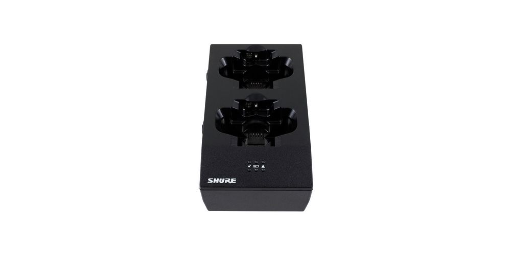 Shure SBC200-E Cargador doble Dock. Carga 2 baterías Ion-Litio y / o 2 transmisores de mano