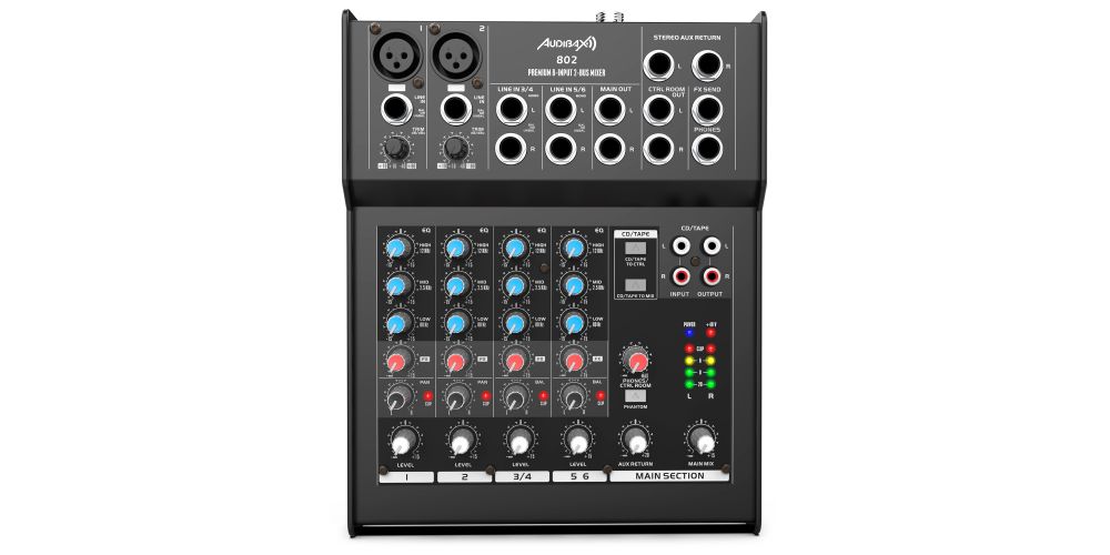 Audibax 802 Mesa Mezclas 6 Canales