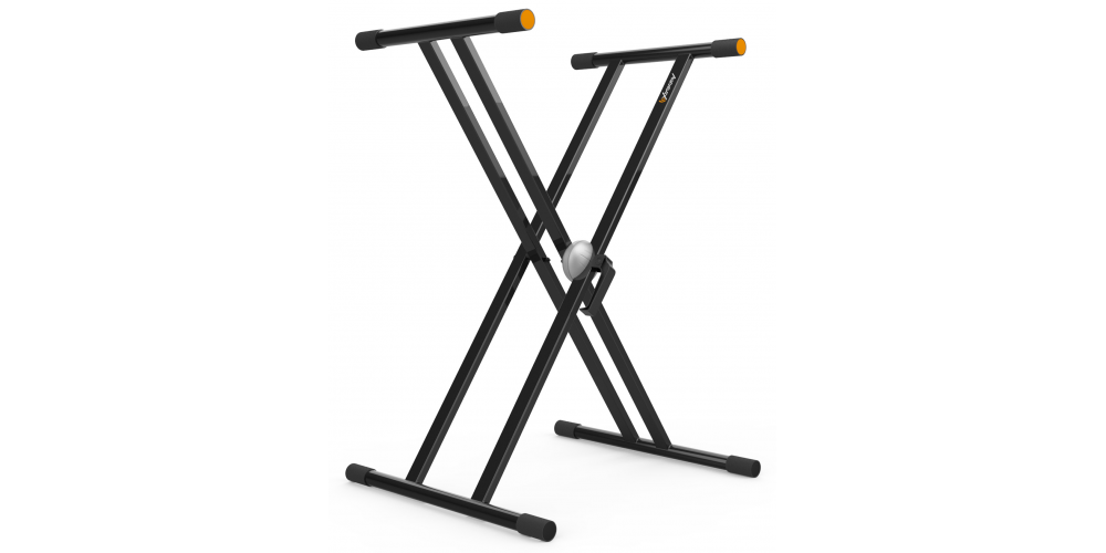 Audibax Onyx 130 Plus Black Soporte Premium Tijera Profesional Teclado (Yamaha, Casio, Roland, Korg )