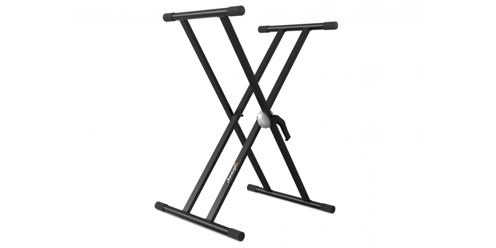 Audibax Onyx 130 Soporte Premium Desmontable Tijera Doble para Teclado ( Yamaha, Casio, Roland, Korg )