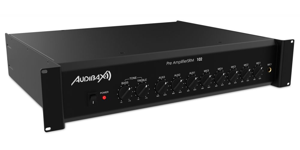 Audibax SRM102 Mezclador Profesional de 8 Canales