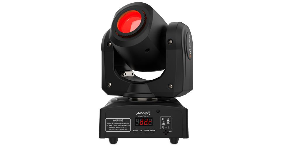 Audibax Boston 10 Cabeza Movil Disco. Led 10W Blanco + 7 Colores. 7 Gobos Fijos + Spot