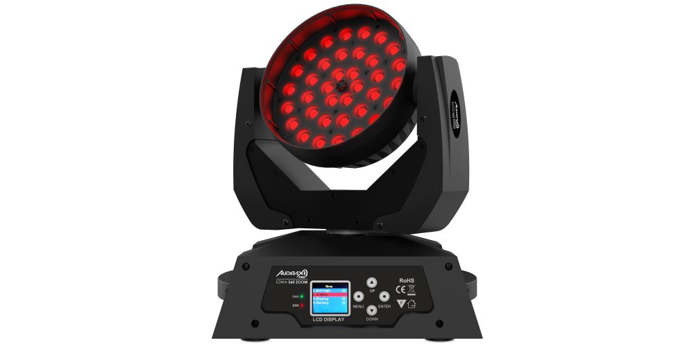 Audibax Iowa 360 Zoom Cabeza Móvil 36 LED RGBW 10W