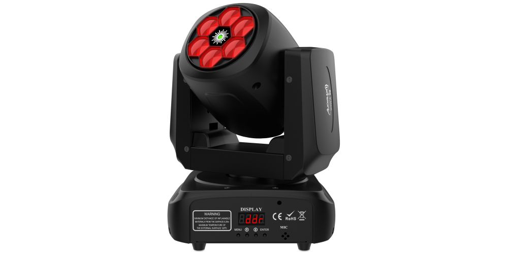 Audibax Iowa 90 Laser Cabeza Móvil Wash 90W RGBW 4 en 1 + Láser Verde 500 mW