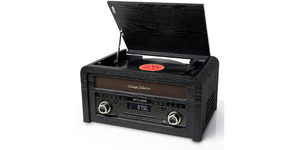 Muse MT-115W Micro Cadena CD y Tocadiscos