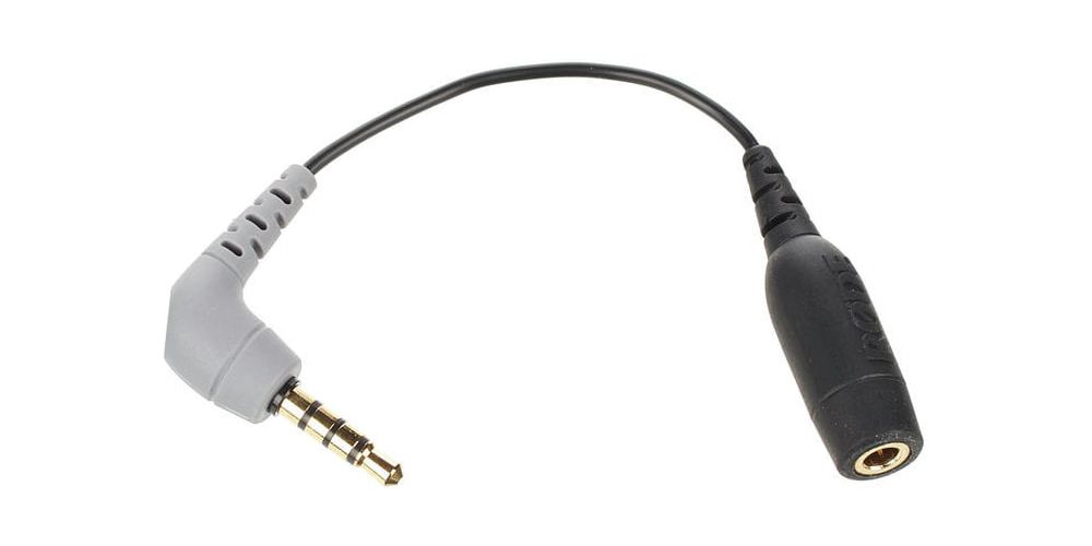 Rode SC 4 Cable Adaptador de cable blindado SMARTPHONE. Toma TRS 3.5mm y conector TRRS Acodado 3.5mm