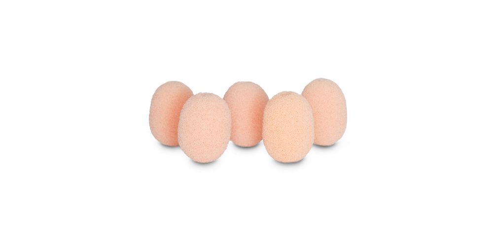 Rycote Lavalier Foam 5 Pack Beige