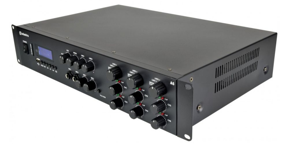 Adastra A6 Amplificador Multicanal Profesional