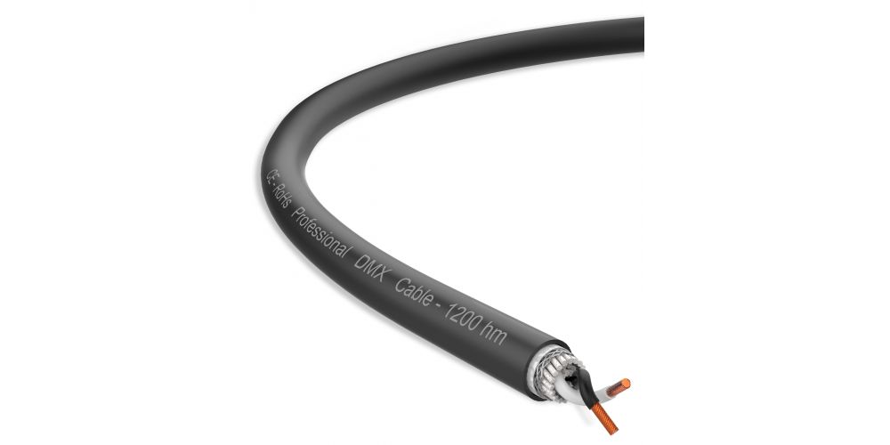 Audibax Pro BPD100 Black Bobina Cable DMX 100 Metros