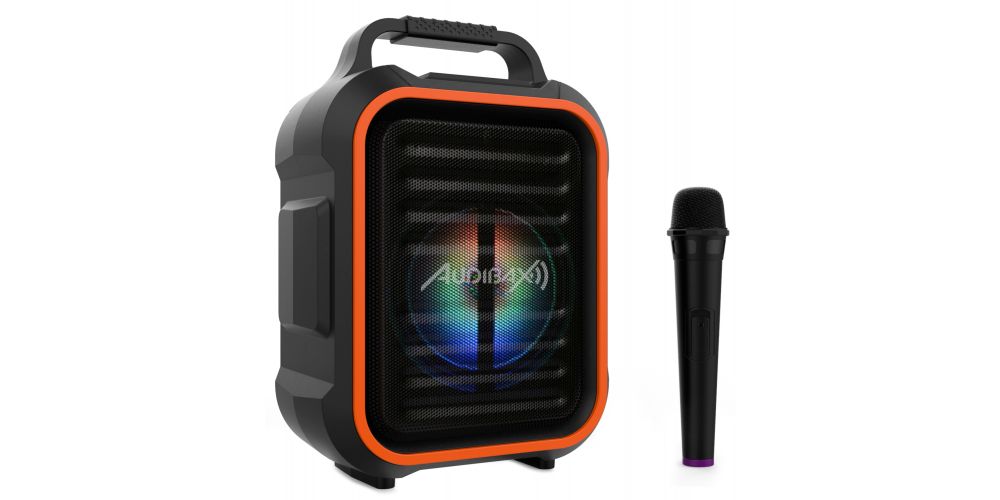 Audibax Denver Combo 6 Portable. Sistema Bluetooth con Batería Recargable y Micrófono Inalámbrico