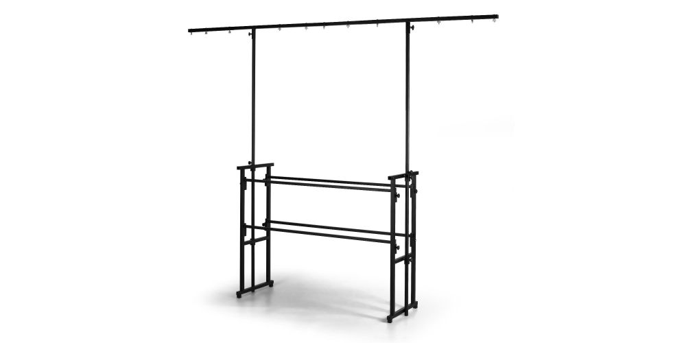 Audibax DS10-DJ Soporte Dj Profesional con Puente de Luces