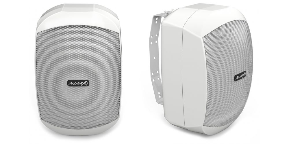 Audibax Ovo 5 White Pareja de Altavoces Pasivos Pared 5 Pulgadas 100v / 8 Ohm IP65