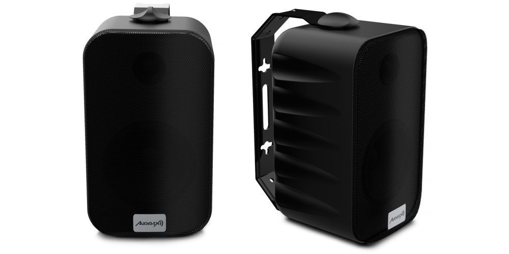 Audibax PR-42T Black Altavoces 4 Pulgadas 100V Instalación 2 Vías 75W con soporte