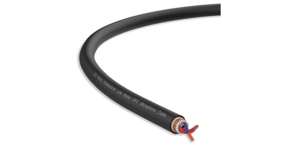 Audibax Silver BSM100 Black Bobina Cable Microfono Balanceado 100 Metros