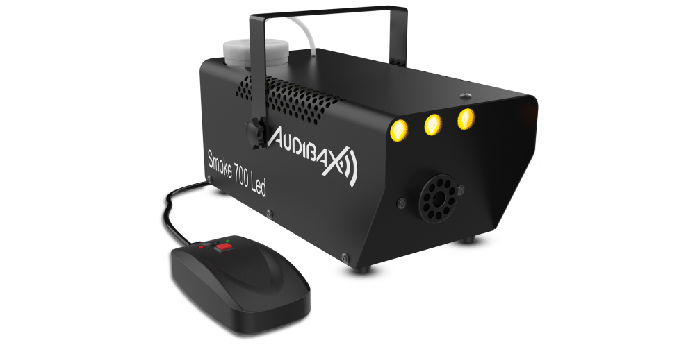 Audibax Smoke 700 LED Maquina Humo 700W Discoteca Portatil + Mando