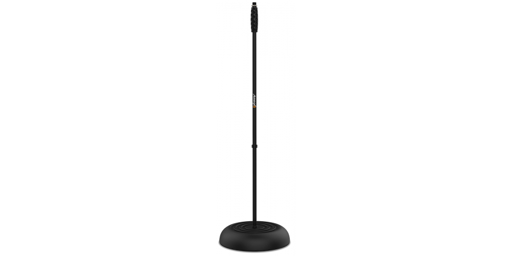 Audibax Base 5 Black Soporte de Micrófono Regulable con Base Redonda