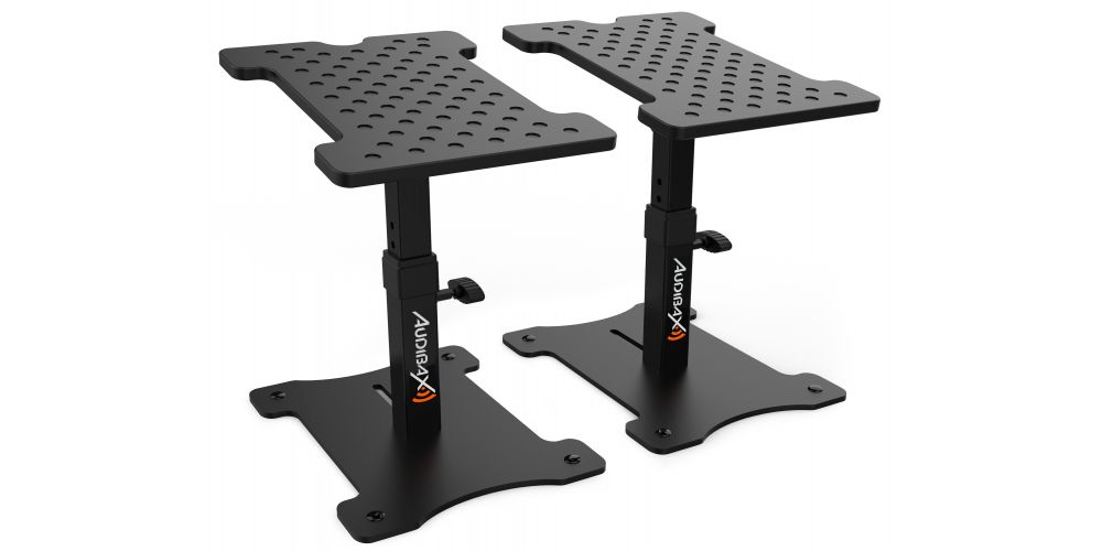 Audibax Neo STM-30 Soportes de Mesa Regulables para Monitor Estudio y Altavoz (Pareja)