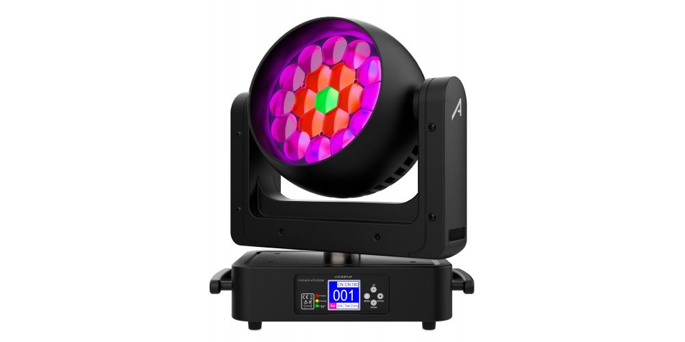 Audibax Pro Chicago 475 Zoom Cabeza Móvil Wash 19x25W LED RGBW