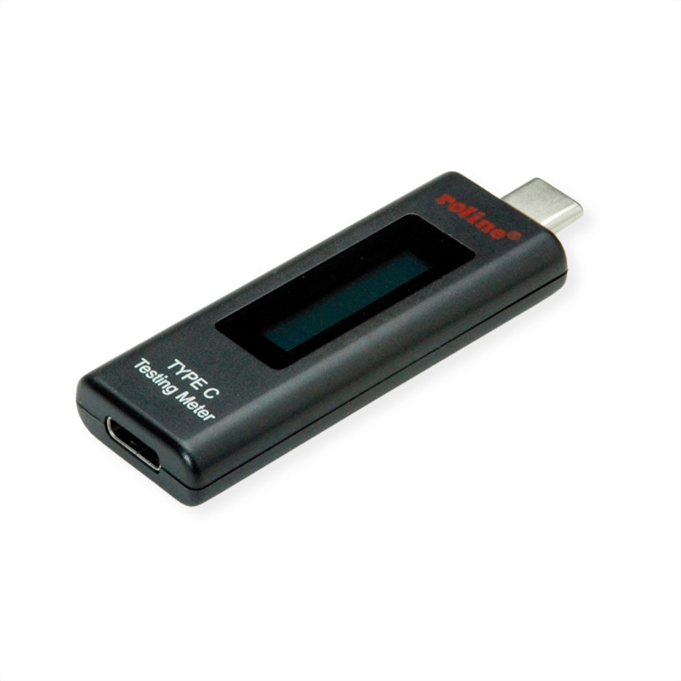 Testeador de medición USB tipo C con pantalla ROLINE