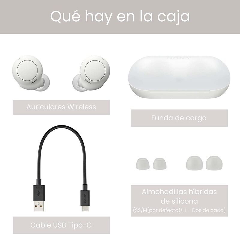 Cascos sony 2025 blancos