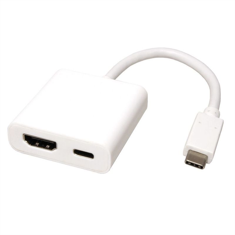 CONVERTIDOR USB3.1TIPO C - HDMI, M/H, 1x PD (Power Delivery), 0.1m ROLINE-gallery-0