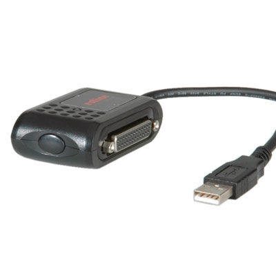 CONVERTIDOR USB A SERIE RS232 DB9M/PARALELO DB25H ROLINE-gallery-0