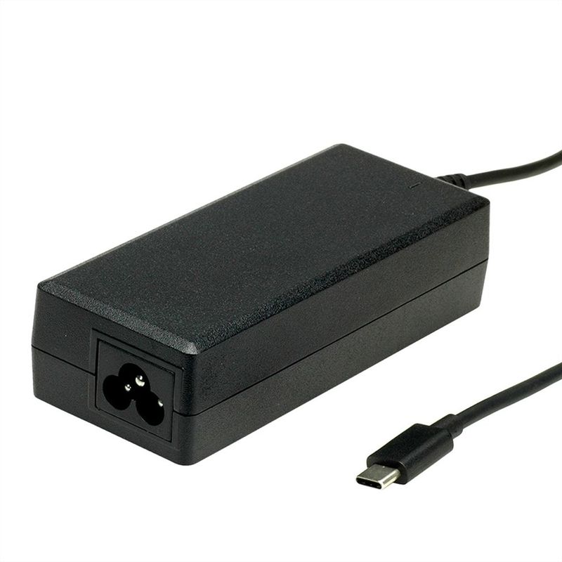 Adaptador de corriente ROLINE, conector hembra de 3 pines y conector USB tipo C-gallery-thumb-1