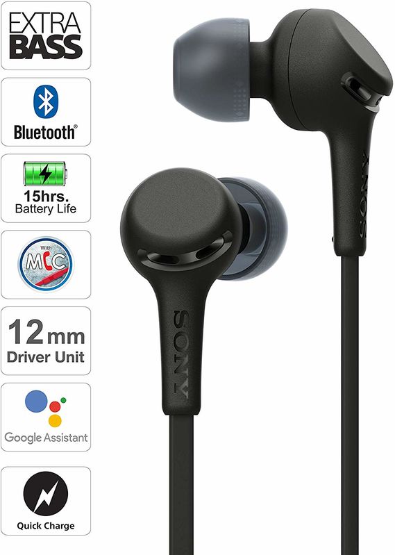 Auriculares internos inalámbricos con EXTRA BASS™ Voice Assistant compatible Negro SONY-gallery-thumb-6