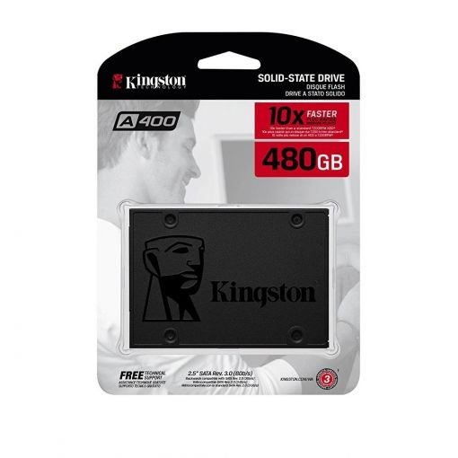 DISCO DURO INTERNO SOLIDO SSD KINGSTON A400 480GB - SATA III - 2.5