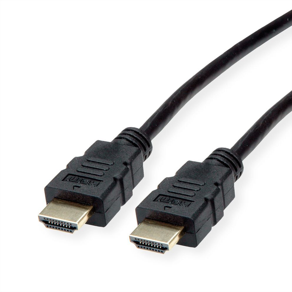 CABLE HDMI 7,5 M High Speed  + Ethernet, 3840 x 2160 @30Hz (4K, Full HD), flexible TPE, M/M, ROLINE-gallery-thumb-2