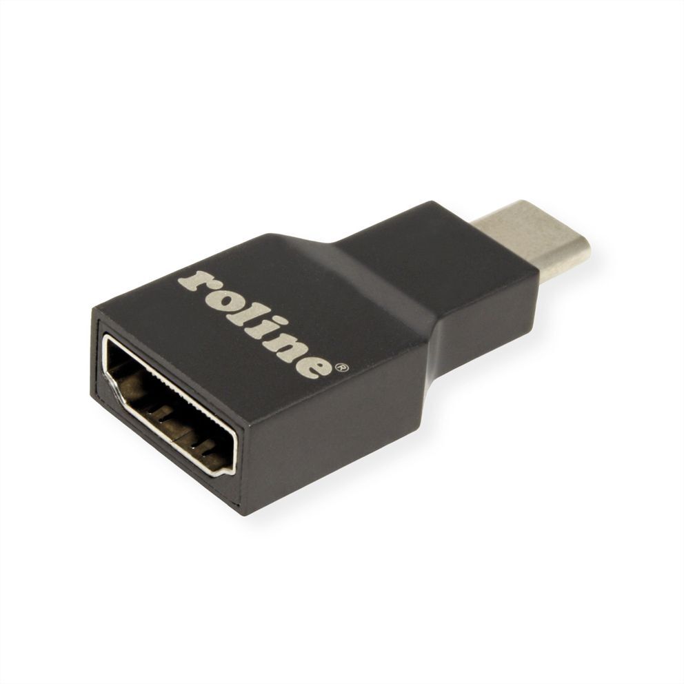 CONVERTIDOR USB 3.2 TIPO C MACHO - HDMI HEMBRA 4k@30Hz ROLINE-gallery-thumb-2