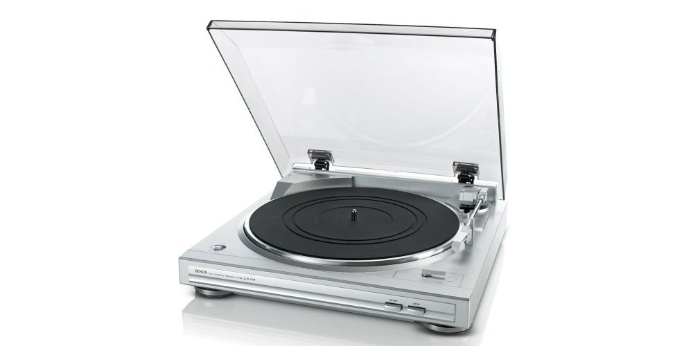 DENON DP-29F Silver Giradiscos HiFi con Previo Phono Incluido