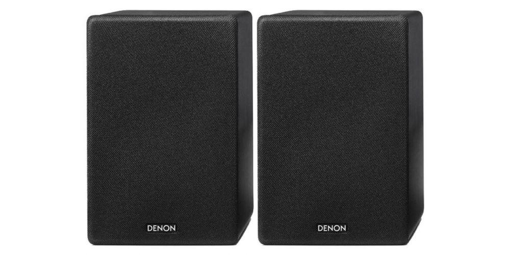 DENON SC-N10 Altavoces Hi-Fi Estantería Pareja. Negro Lacado. Pareja