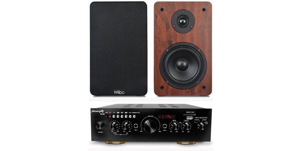 Equipo HiFi Multimedia Karaoke Audibax Miami + Altavoces Wiibo Karino 200