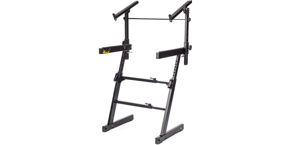 Hercules KS410B Soporte Pro para 2 Teclados
