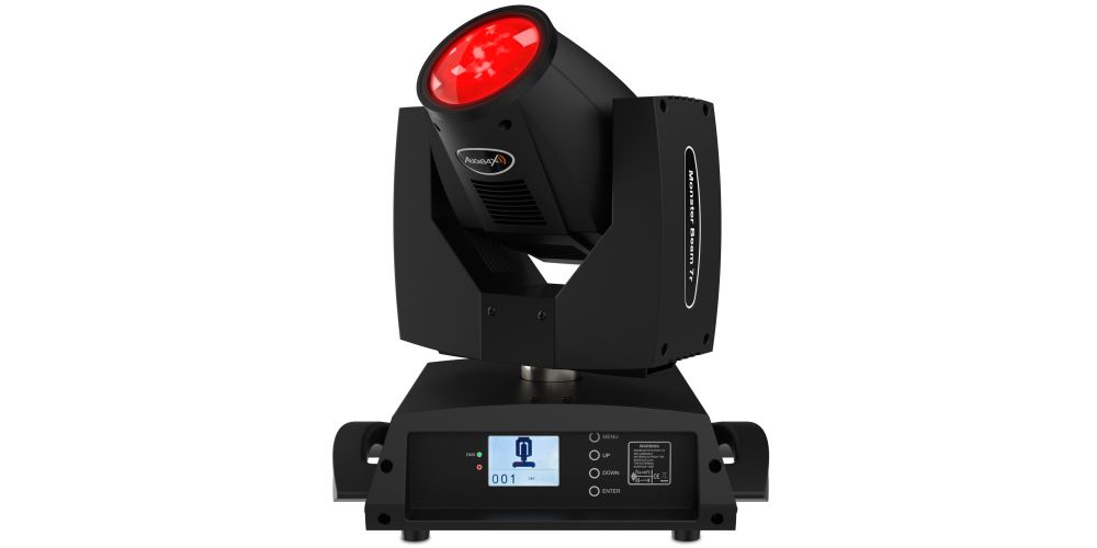 Audibax Monster Beam 7R Cabeza Móvil 14 Colores + Blanco. 17 Gobos fijo + Blanco