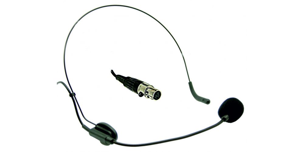 Audibax HM2 Black Microfono de Diadema Mini XLR