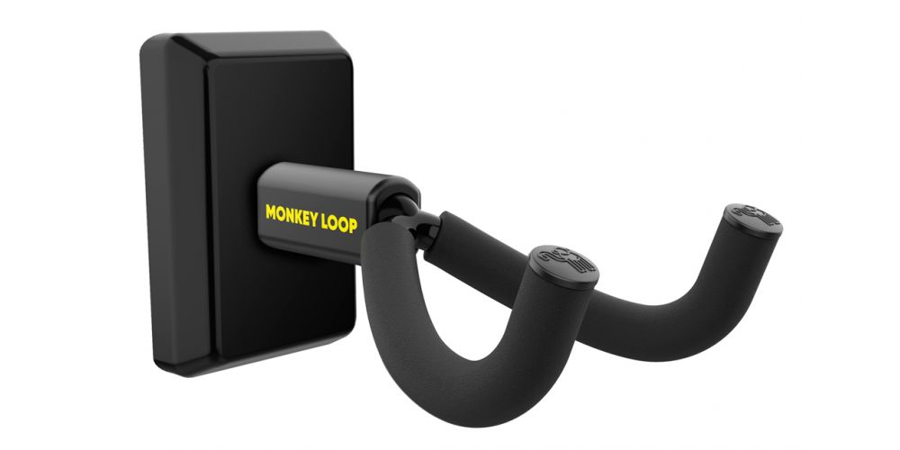 Monkey Loop Wall Prime Black Soporte De Pared Para Guitarra