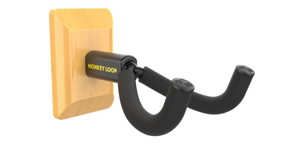 Monkey Loop Wall Prime Maple Soporte De Pared Para Guitarra