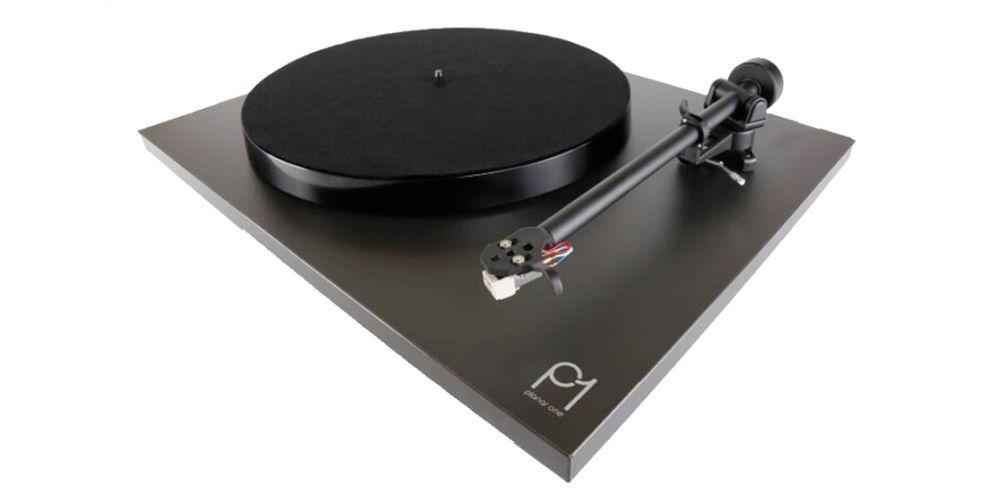 REGA Planar 1 Matt Black Giradiscos HiFi Negro Mate. Capsula Magnética incluida