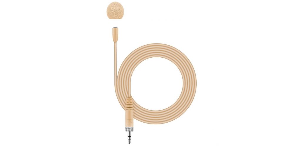 Sennheiser MKE Essential Omni-Beige EW Micrófono de Condensador de Solapa