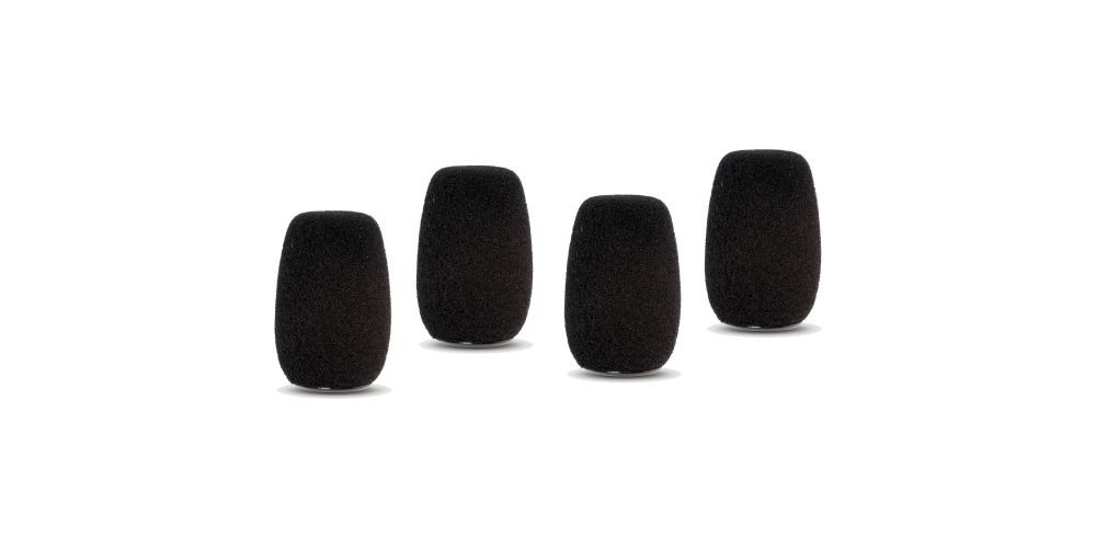 SHURE ACVG4WS-B Pack 4 Paravientos negros para flexo Centraverse.