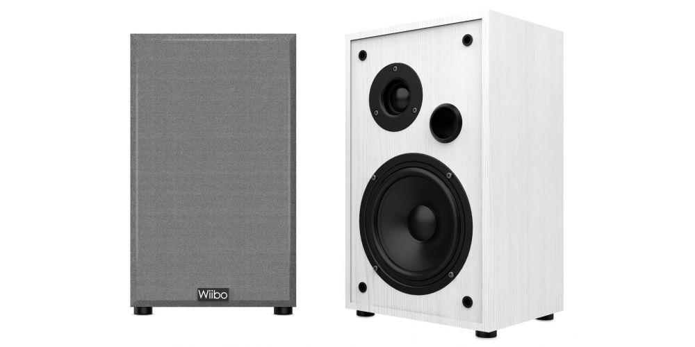 Wiibo String 15 White Altavoces HiFi Estanteria 100w Pareja